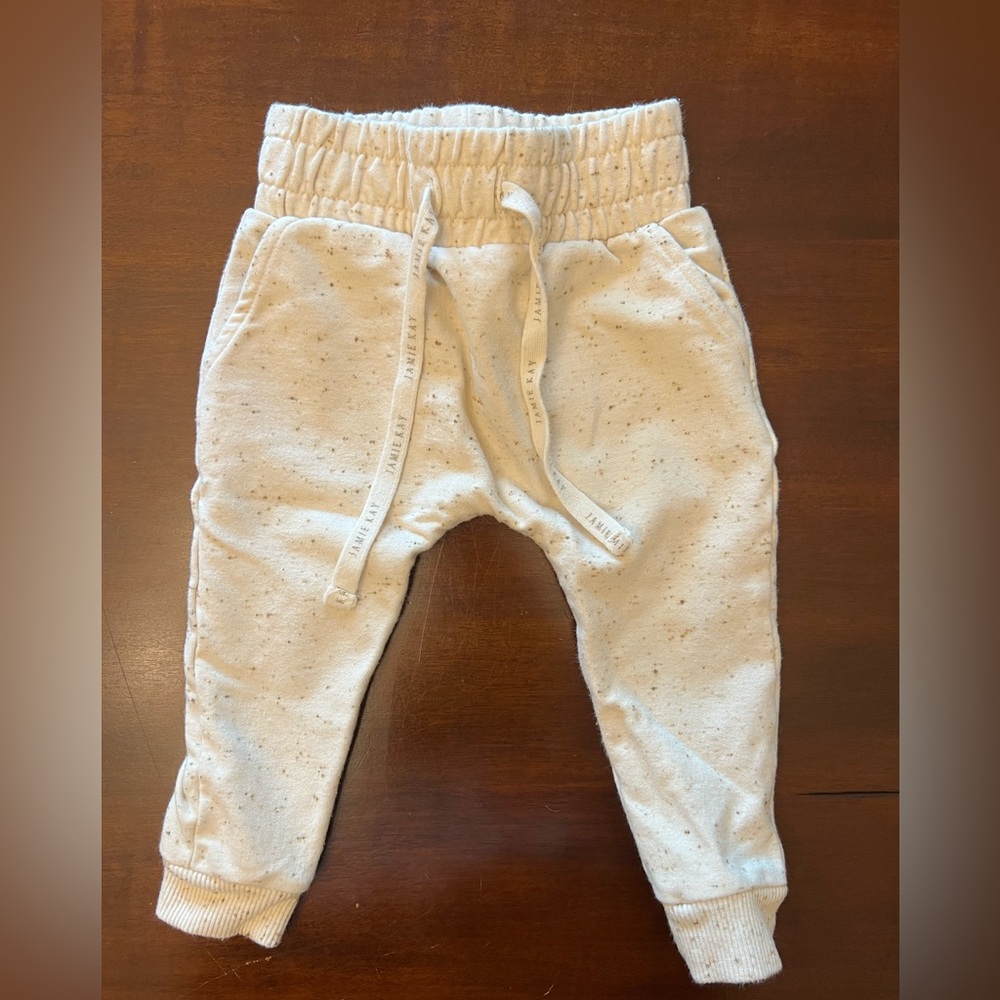 Jamie Kay Cream Speckled Joggers